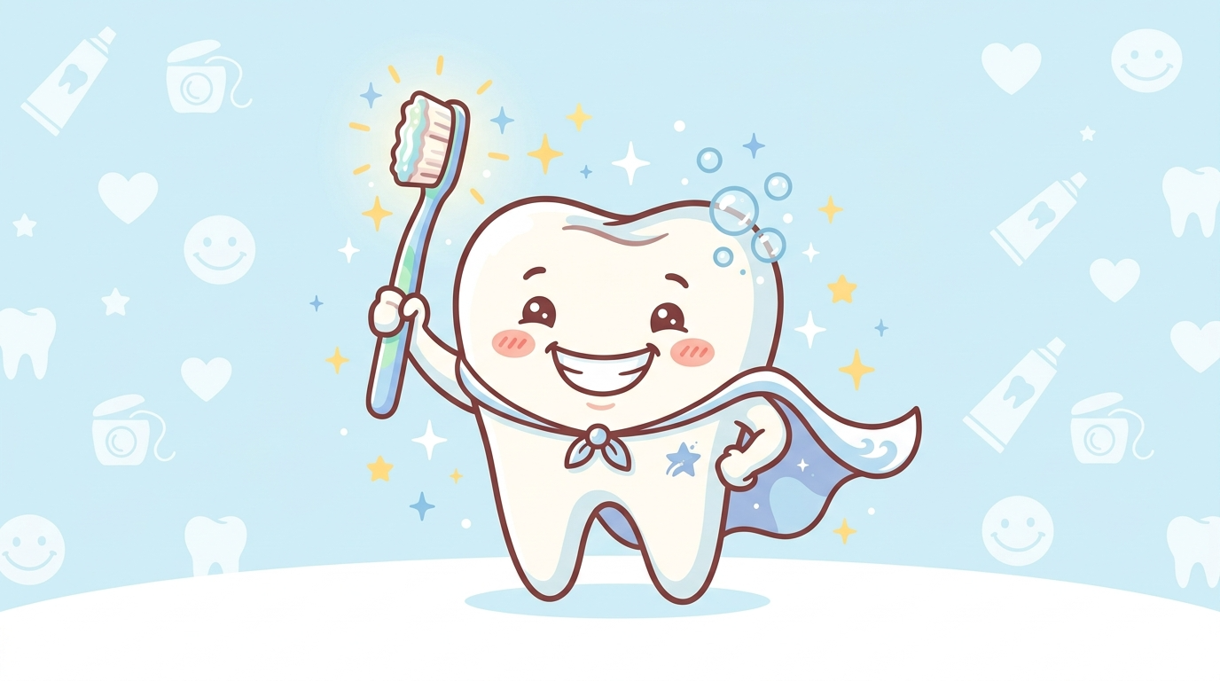 A_cute_and_friendly_cartoon_tooth_character_with_a-1781330271441