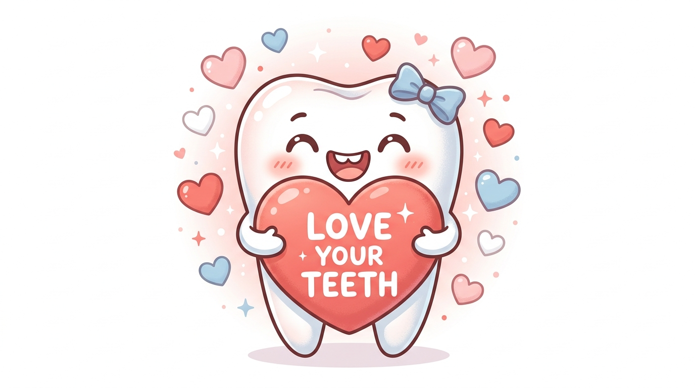 A_cheerful_cartoon_tooth_character_holding_a_big_h-1781331172548